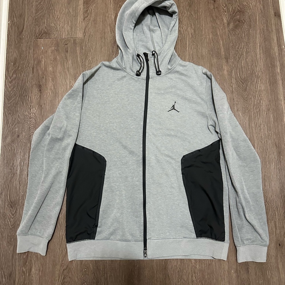 Jordan Gray and Black Hoodie